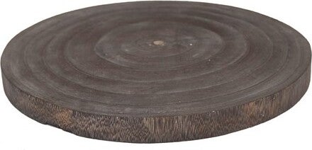 Intatuin decoratiebord Vinz naturel D 40 H 4 cm