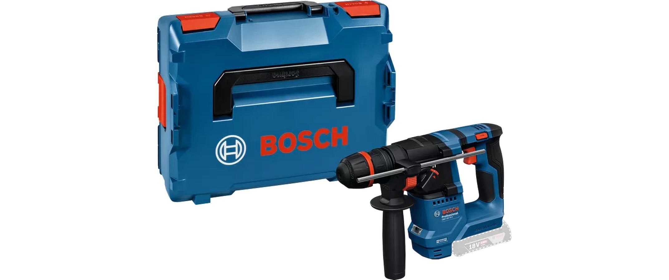 Akku-Bohrhammer mit ONECHUCK GBH 18V-18 X in L-BOXX<br>Kompakter 18V-Bohrhammer mit ONECHUCK und KickBack Control