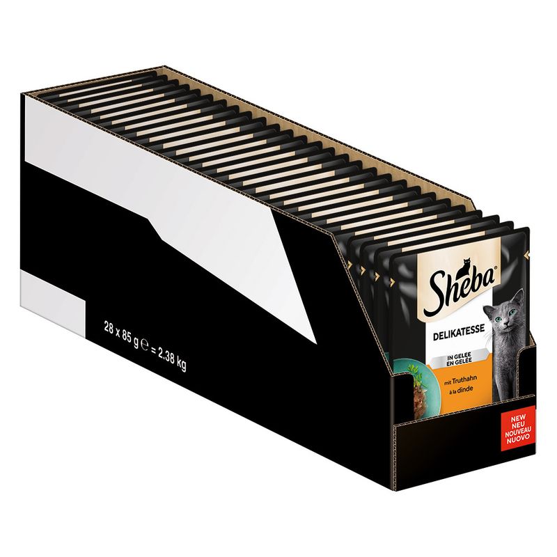 Mégapack Sheba 56 x 85 g pour chat ✓ pas cher