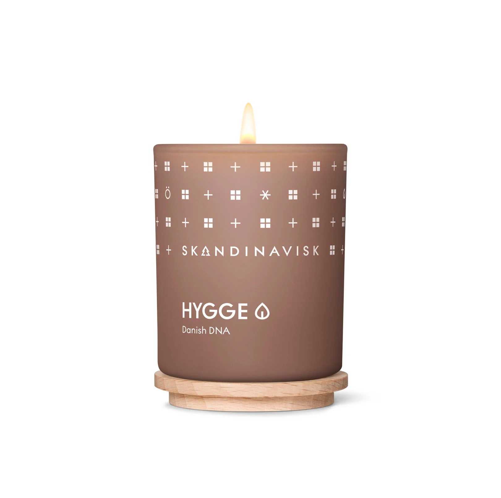 Skandinavisk  Hygge duftlys, 65g. - Camel brown