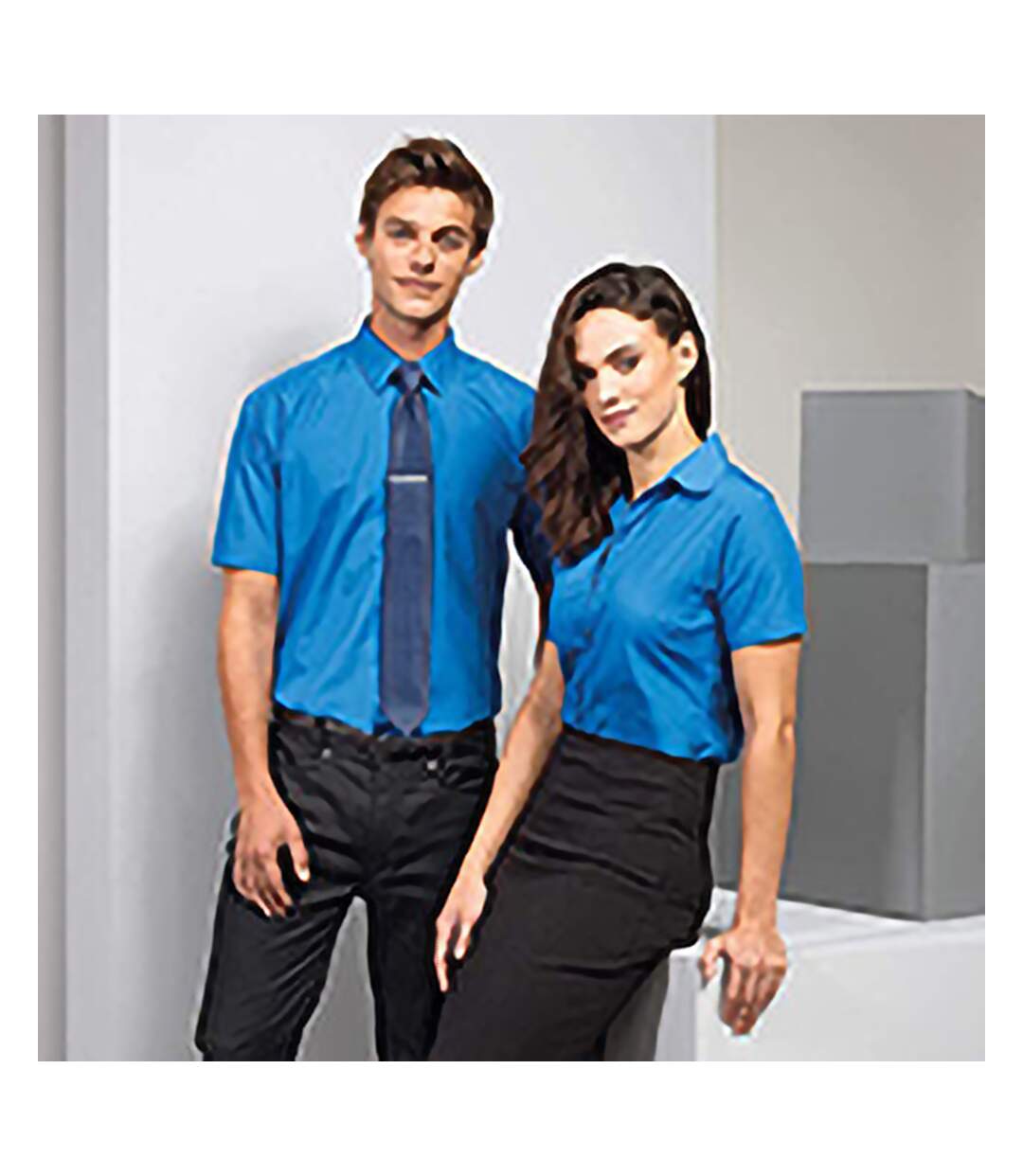Premier - Chemisier à manches courtes - Femme (Saphir) - UTRW1092