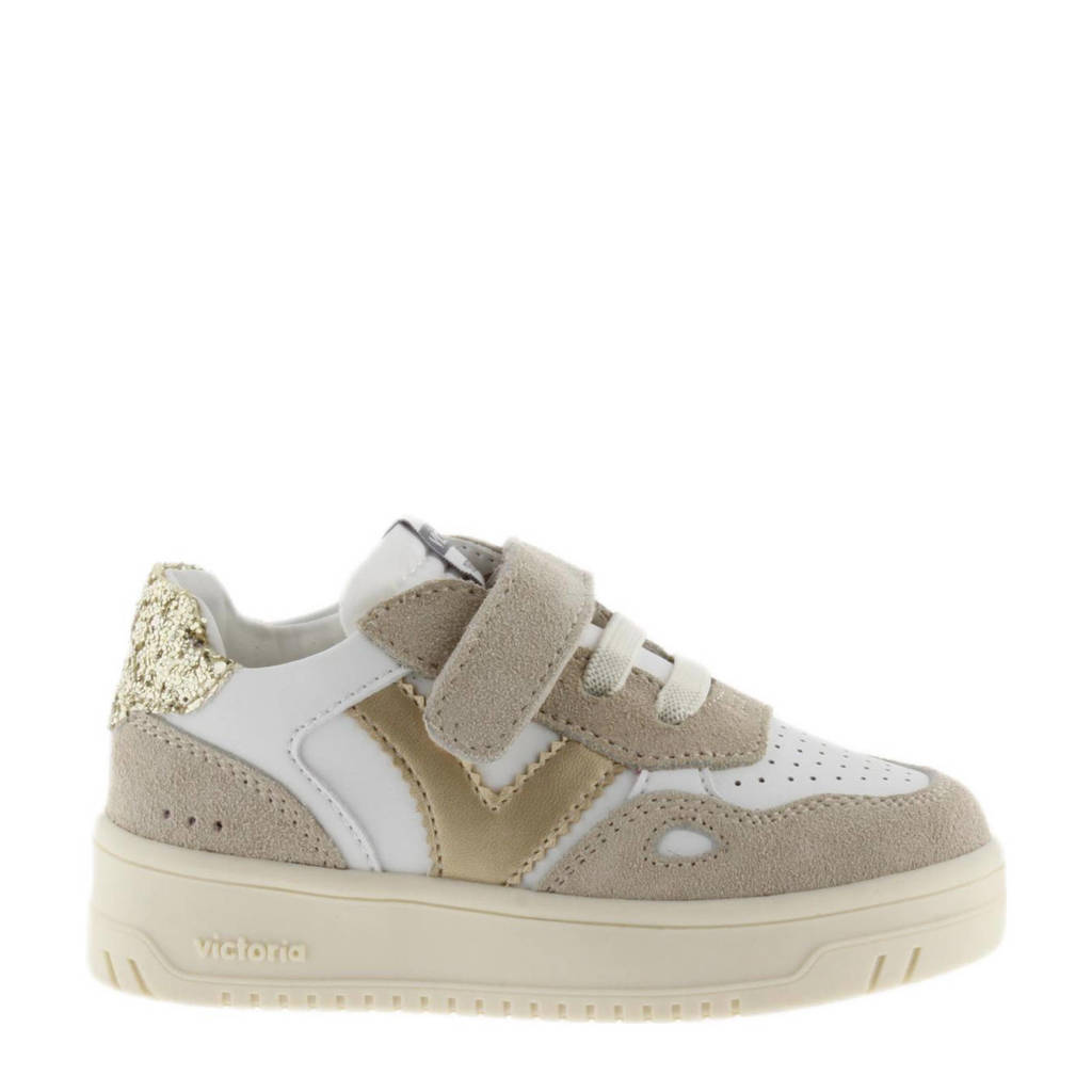 Victoria sneakers beige/wit