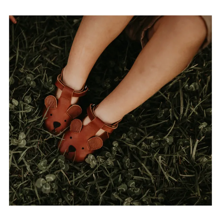 Donsje Chaussons Spark Cuir | Camel