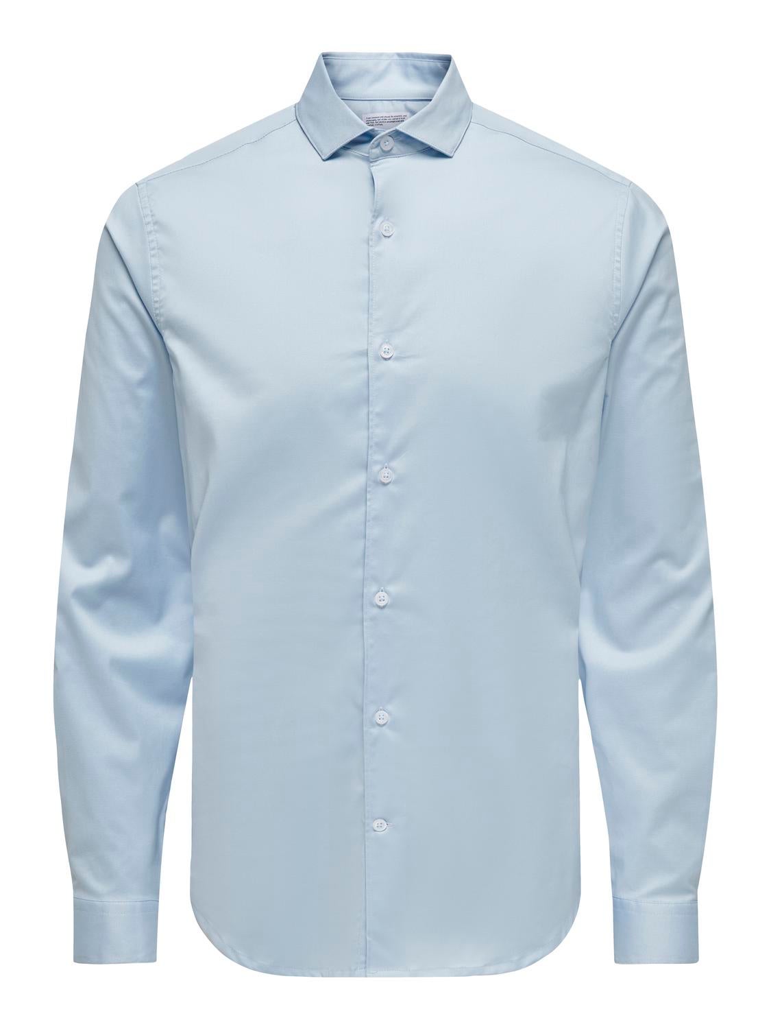ONSJORDAN Hemd Cashmere Blue