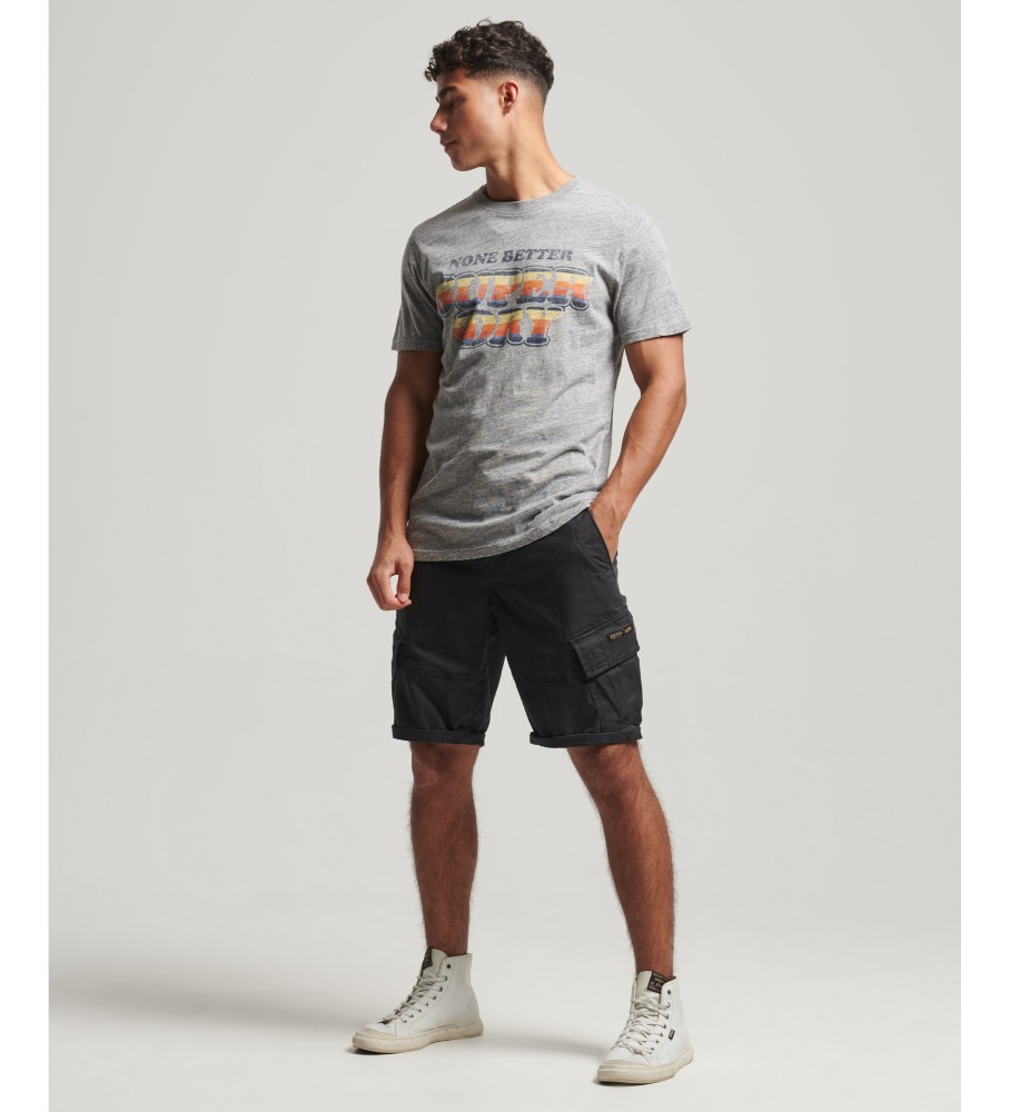 Camiseta Superdry Vintage Cooper Classic de manga curta cinza