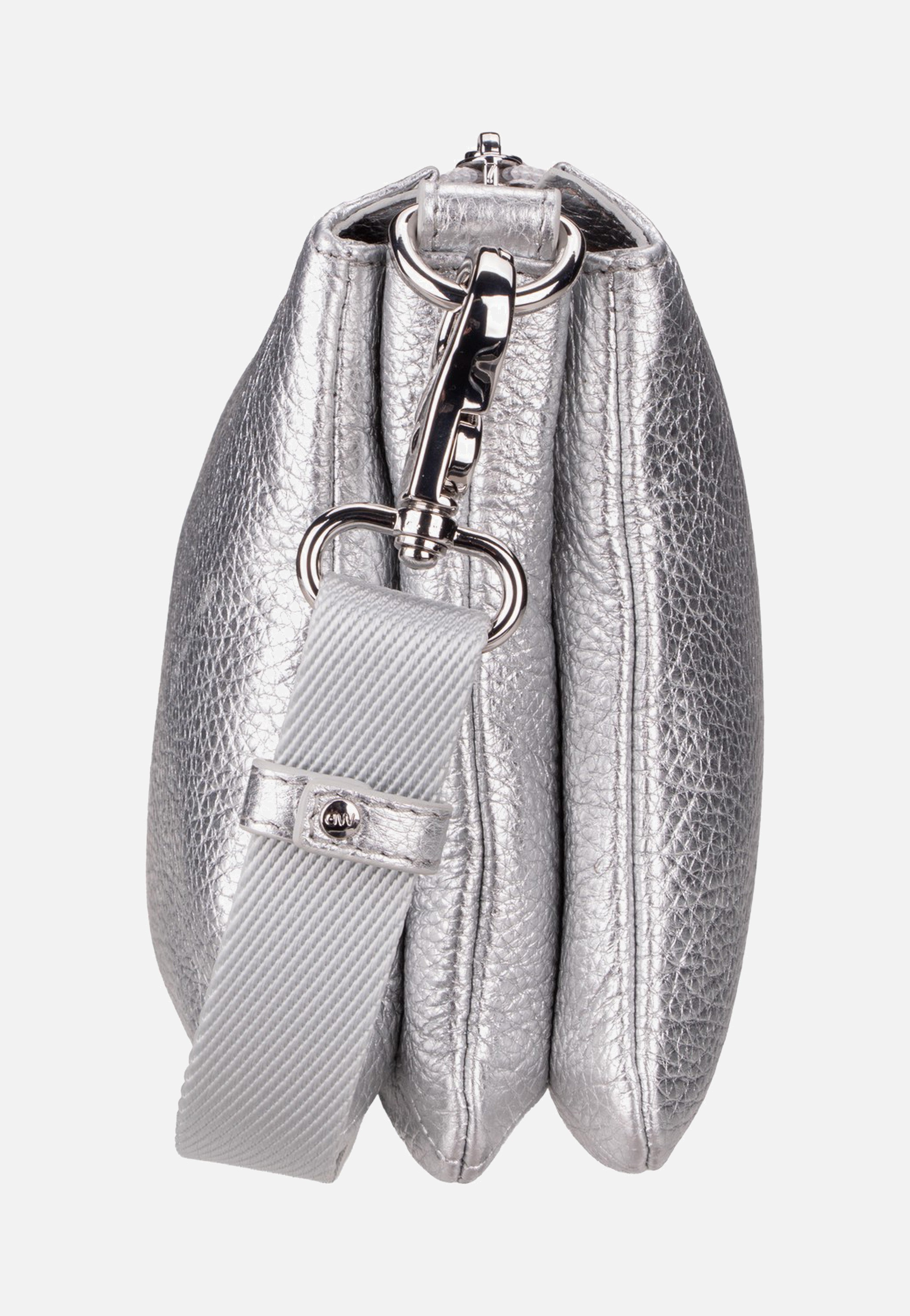 Mellow Metal Triple Pochette OYT82 Silver - Crossbody Bag