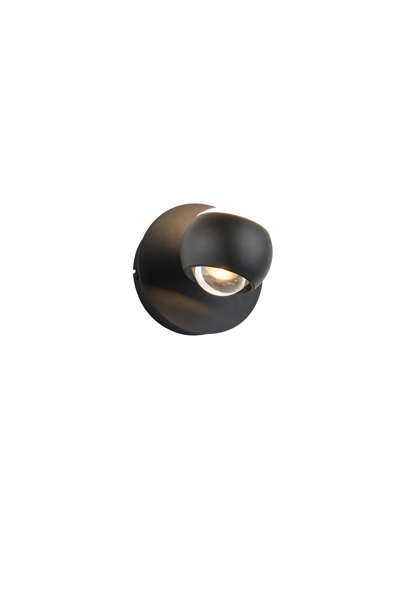 Musterring LED Wandleuchte MR CANNON schwarz