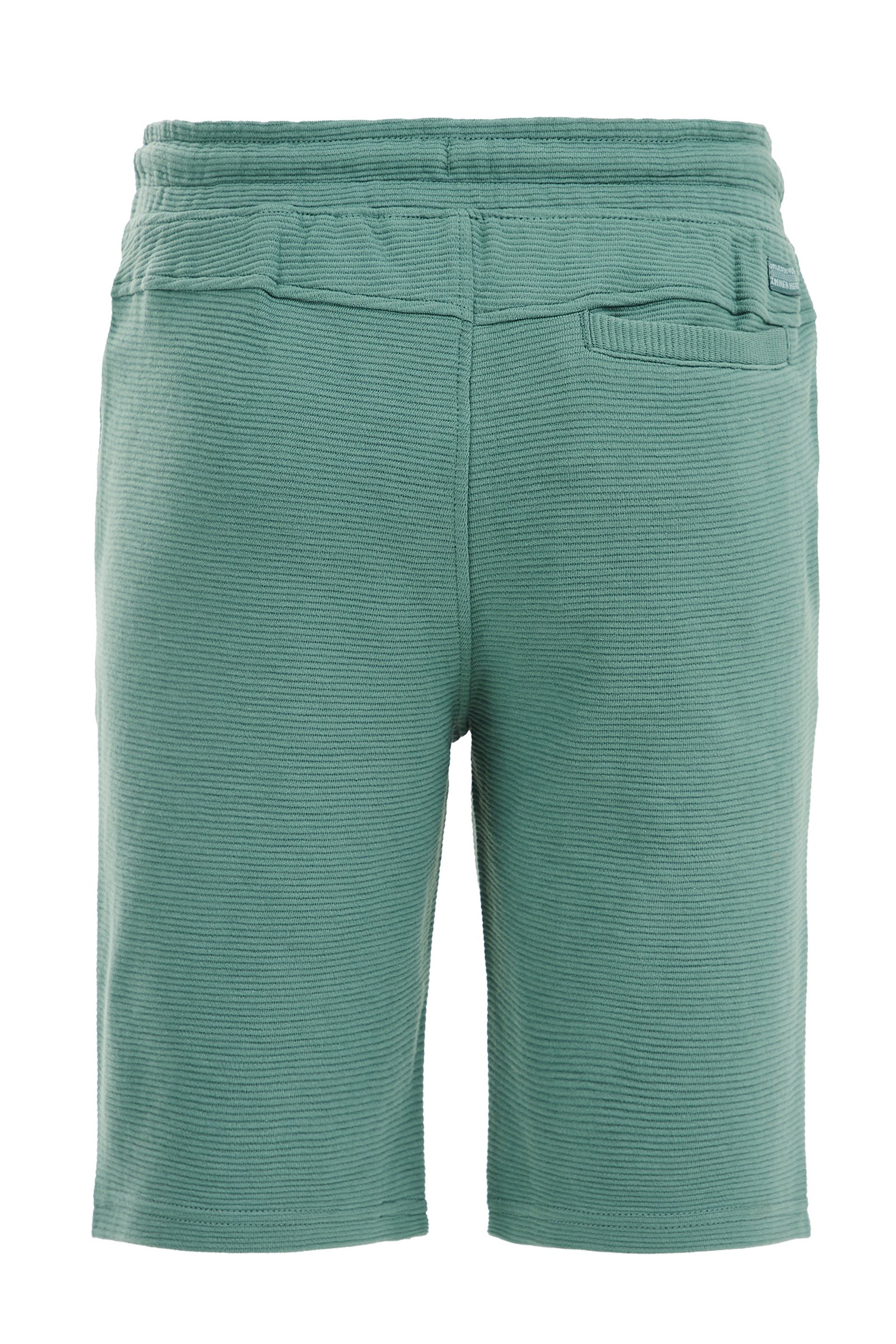 Jongens joggingshort van ribstof WE Fashion Zeegroen
