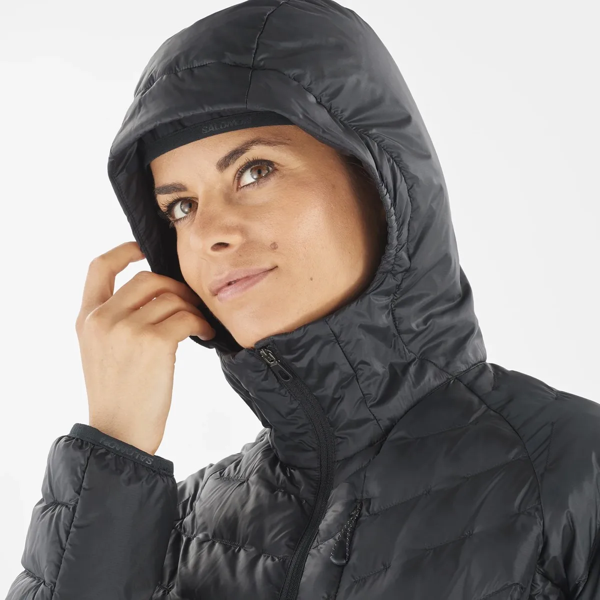 Salomon Women's Outline Primaloft Hoody Deep Black