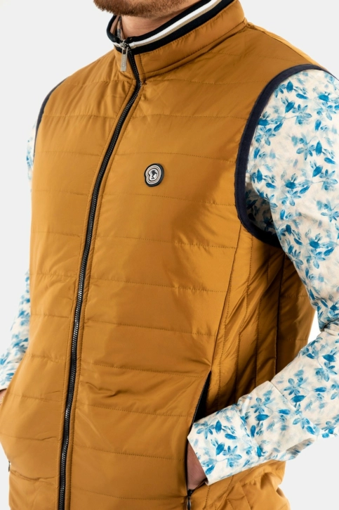 Gilets ss manche Benson & Cherry stallone camel