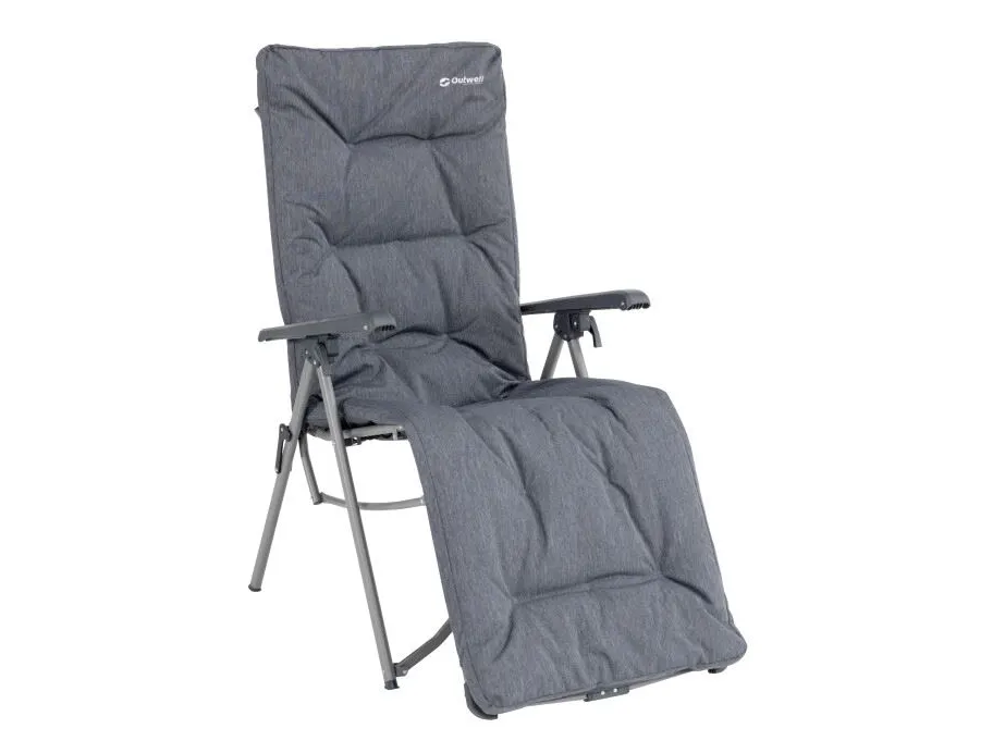 Outwell Torch Lake, 135 kg, Campingstol, 4 ben, 9,9 kg, Polyester, Stål, Sort, Grå