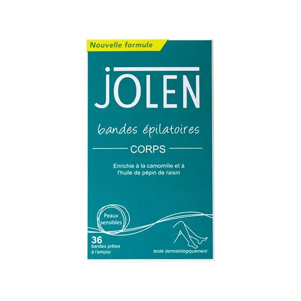 Tiras depilatórias Jolen (36 unidades)
