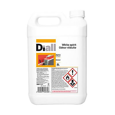 White spirit désodorisant odeur réduite Diall 5 litres