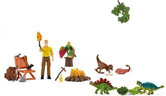 Schleich - Adventskalender Dinosaurs 2022 - Kleurige Dino's - 24 Deuren