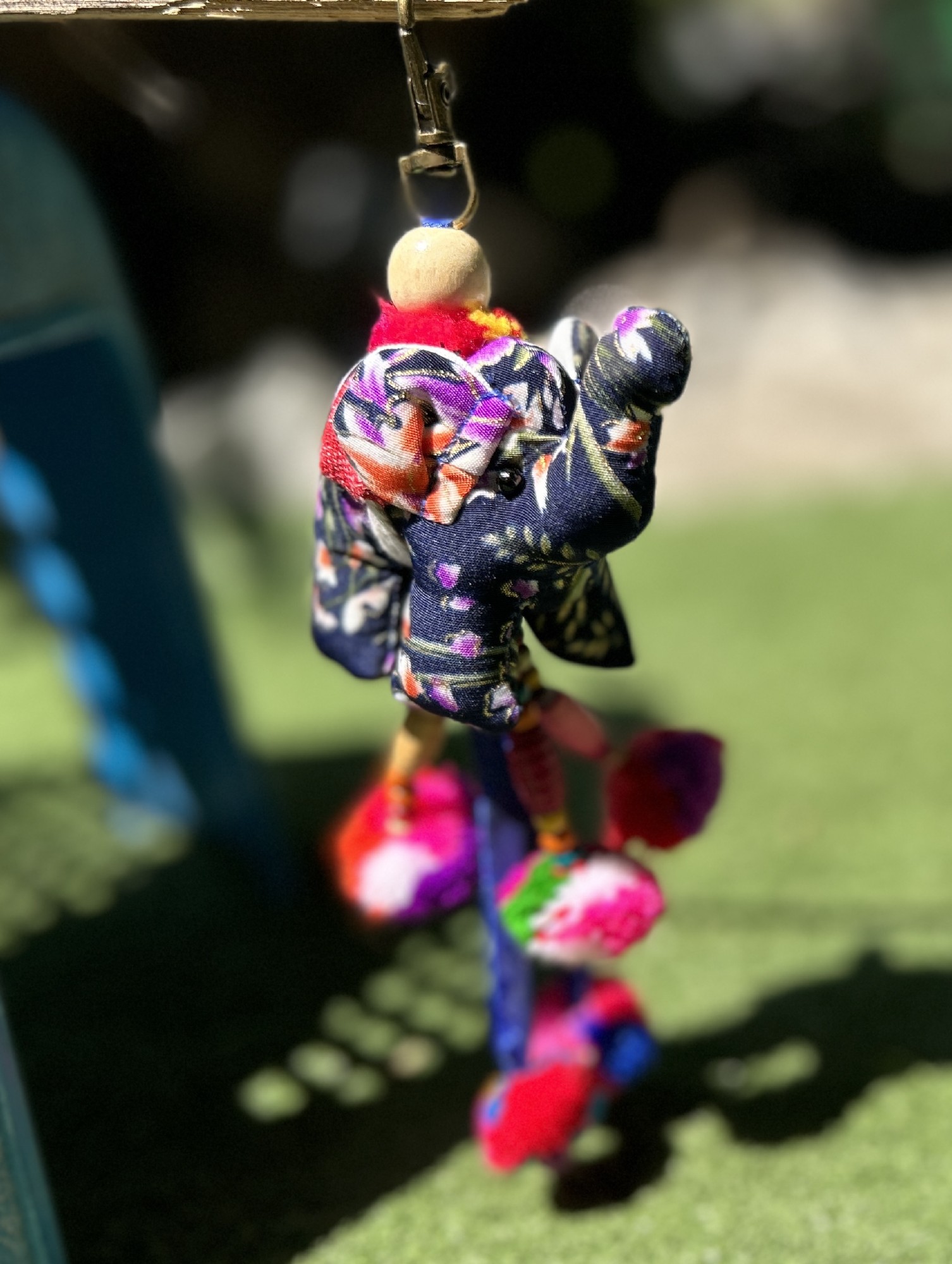Anhänger 'Elefant', multicolor, H 10 cm, B 7 cm, L 6 cm günstig bestellen