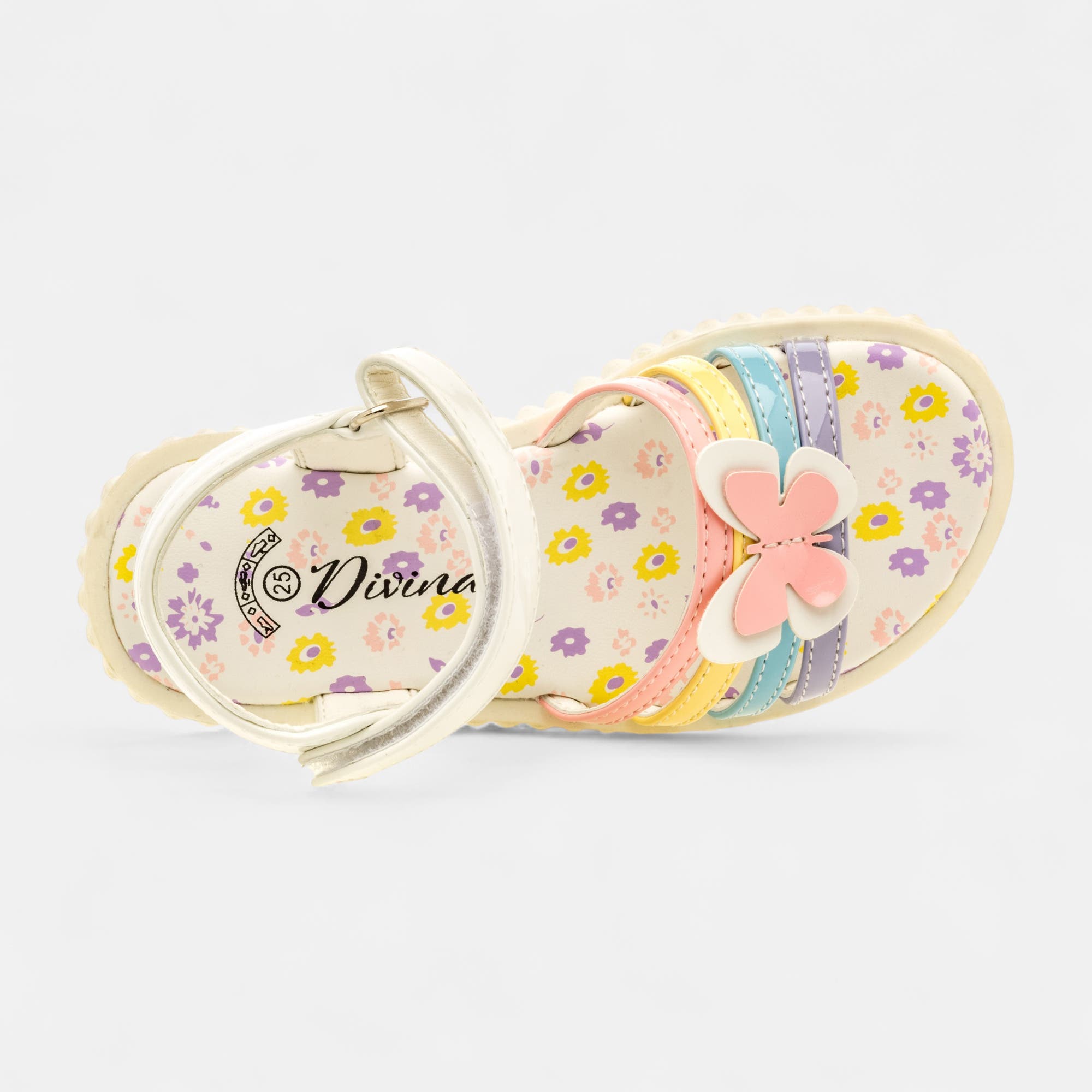 Nu-pieds Fille blanc