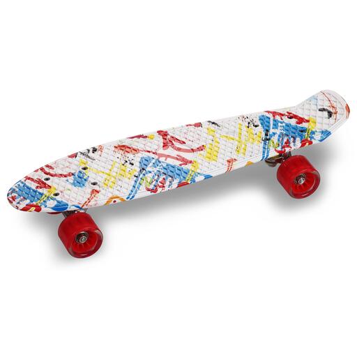 Skate infantil Cruiser em PU, cor Índigo, 56,5 x 15 cm