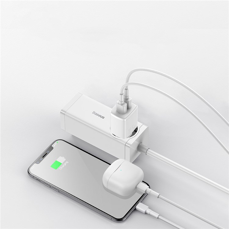 (10.5W) Dual USB A Ladegerät Netzteil - Weiss
