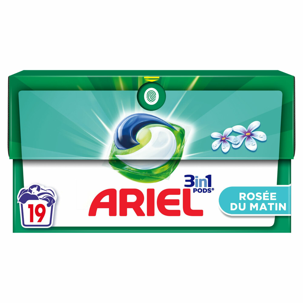 Ariel 3in1 Wasmiddel Pods Ochtend Dauw19 stuks