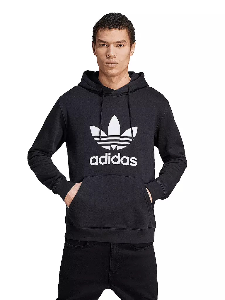 ADIDAS ORIGINALS Kapuzensweater - Hoodie TREFOIL  schwarz