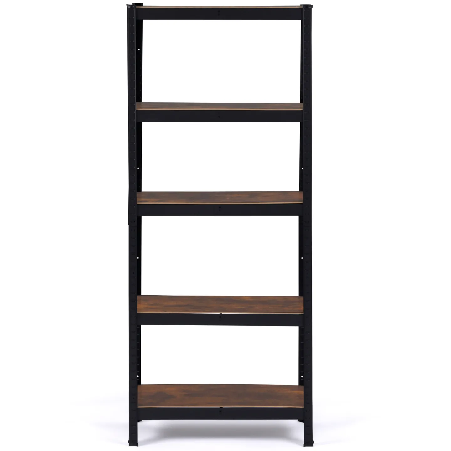 Etagère modulable charges lourdes 5 plateaux effet bois vieilli