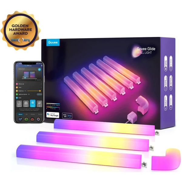 Govee Luz de Parede Smart led Glide Rgb H6062 (1.8 Mts) - B6062301