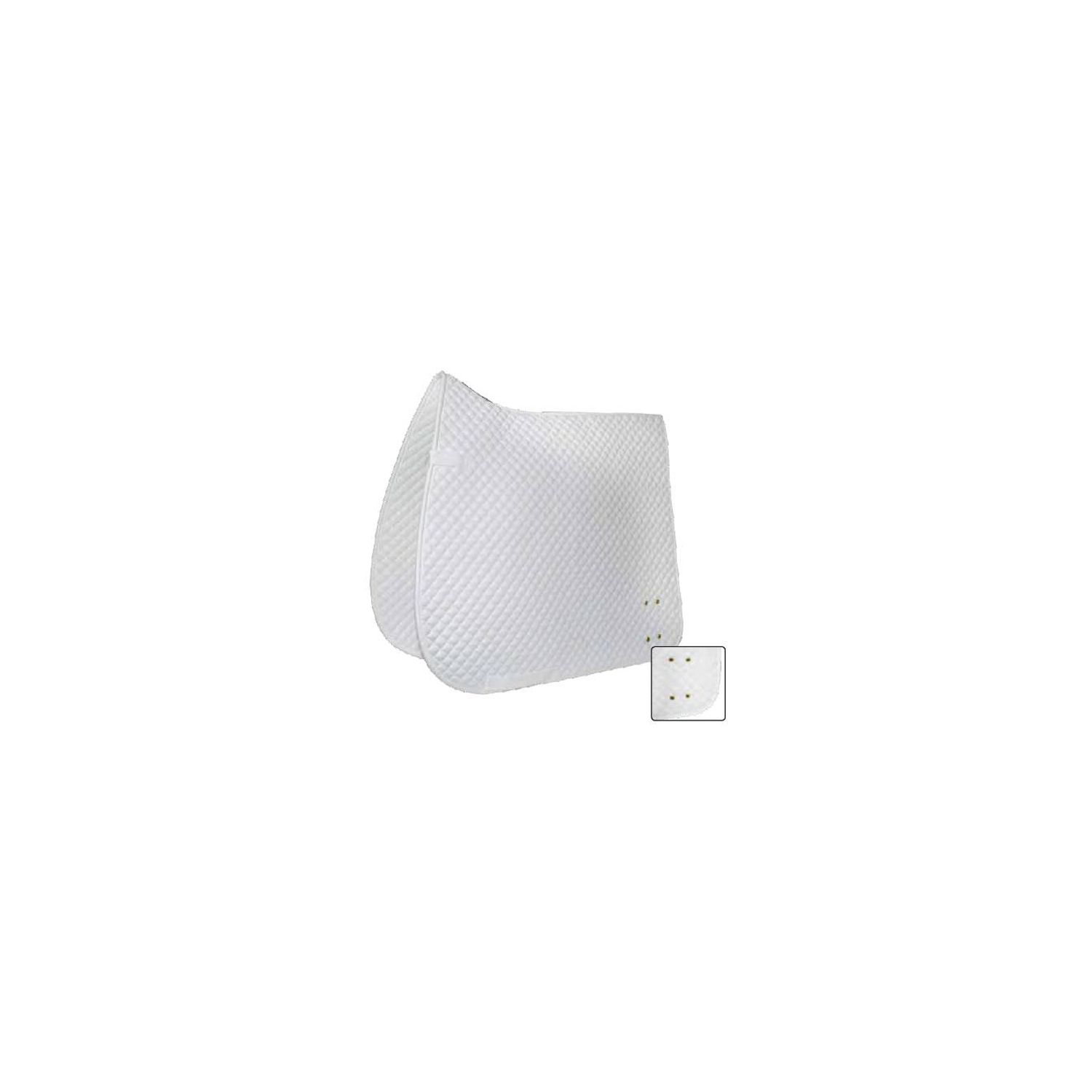 EQUEST Turnierschabracke Cotton Classic Turnier - weiß - Warmblut/Vielseitigkeit