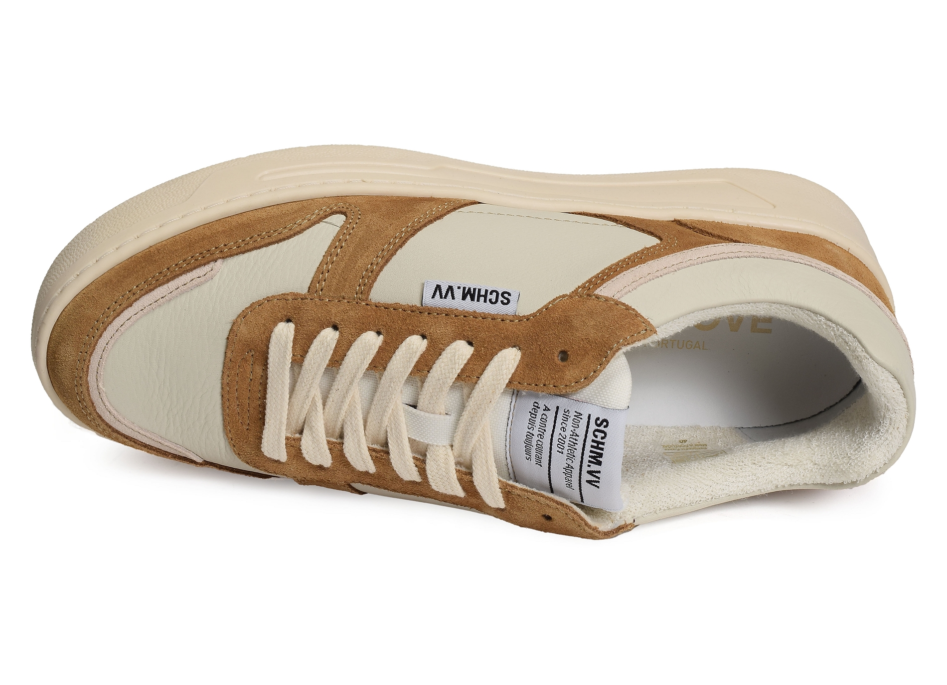 Smatch sneaker camel blanc