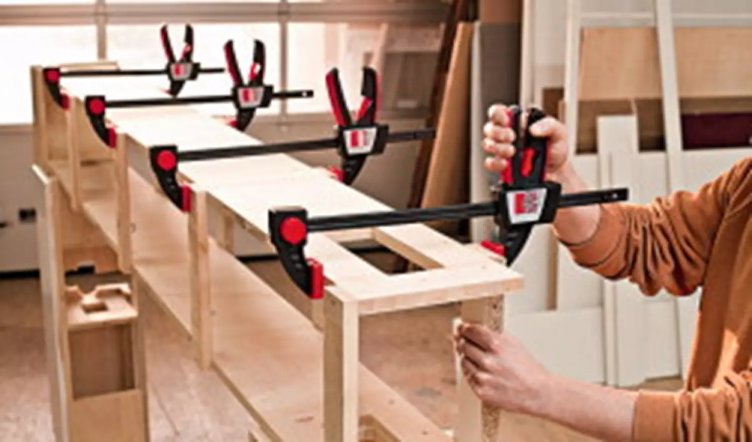 Bessey EZS608 Eenhands Lijmtang - 600 x 80mm
