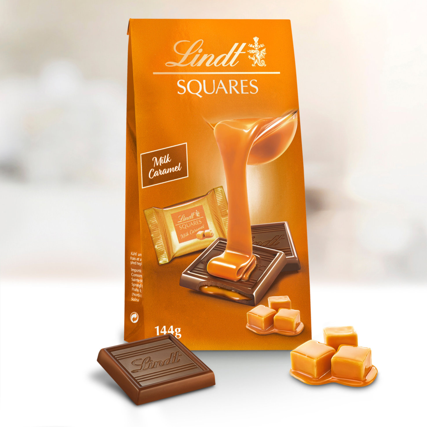 Lindt Squares Milk Caramel