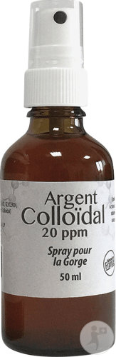 Dr. Theiss Argent Colloïdal Spray Gorge 20PPM Flacon Spray 50ml