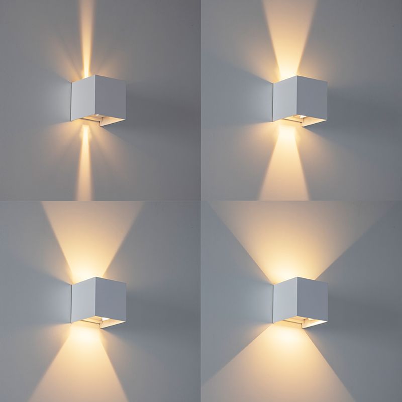 Buiten wandlamp wit incl. LED 2-lichts IP54 - Edwin
