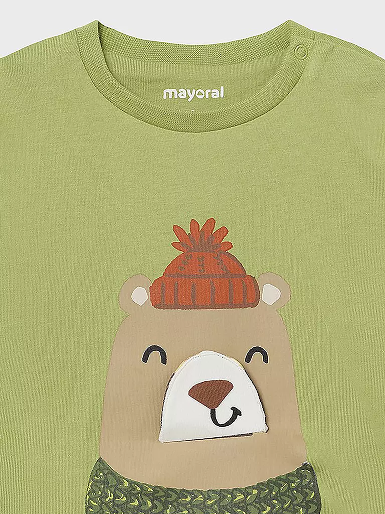 MAYORAL Baby Langarmshirt  grün