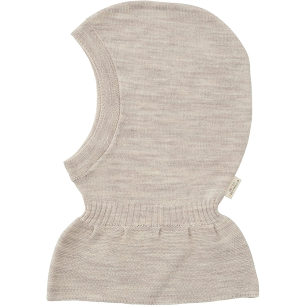 Køb Copenhagen Colors Pale Cream Melange Elefanthue Strikket Merino
