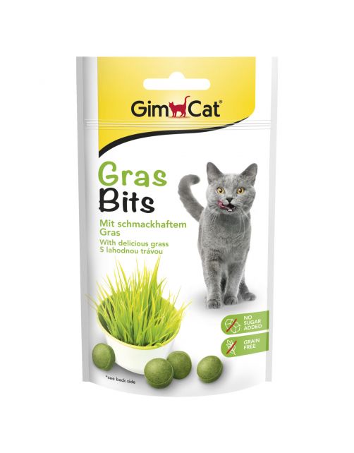 Gimcat Gras Bits - Kattensnack