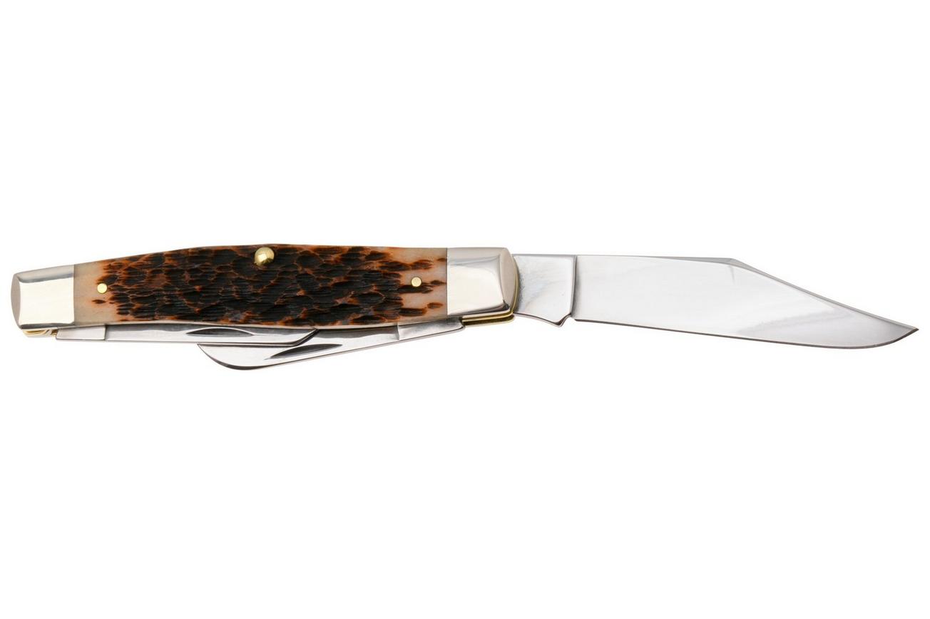 Case Large Stockman Amber Jigged Bone, 00204, 6375 CV zakmes