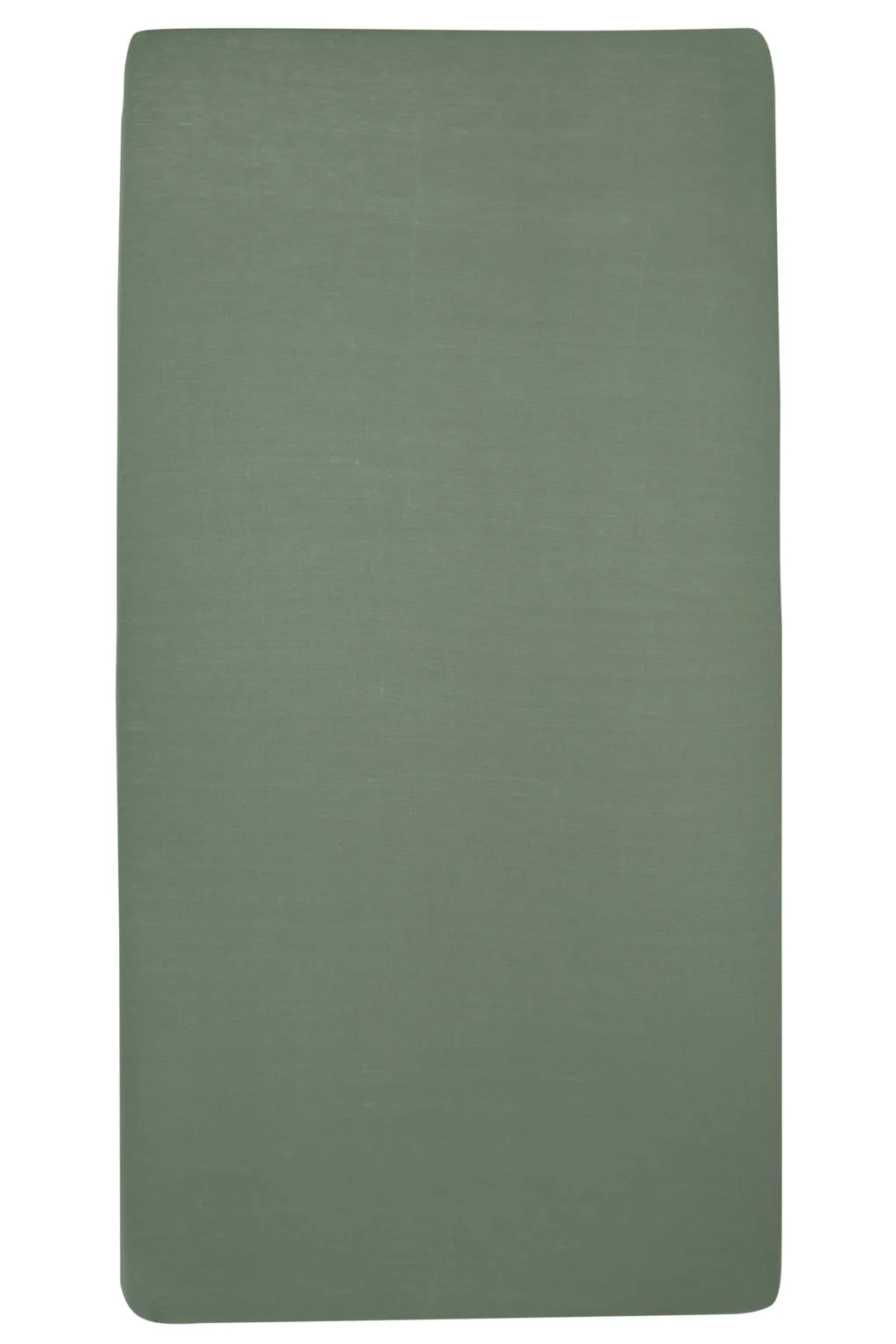 katoenen jersey hoeslaken wieg - set van 2 50x90 forest green
