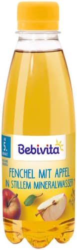 Bebivita BIO Saft & Mineralwasser Fenchel mit Apfel in stillem Mineralwasser