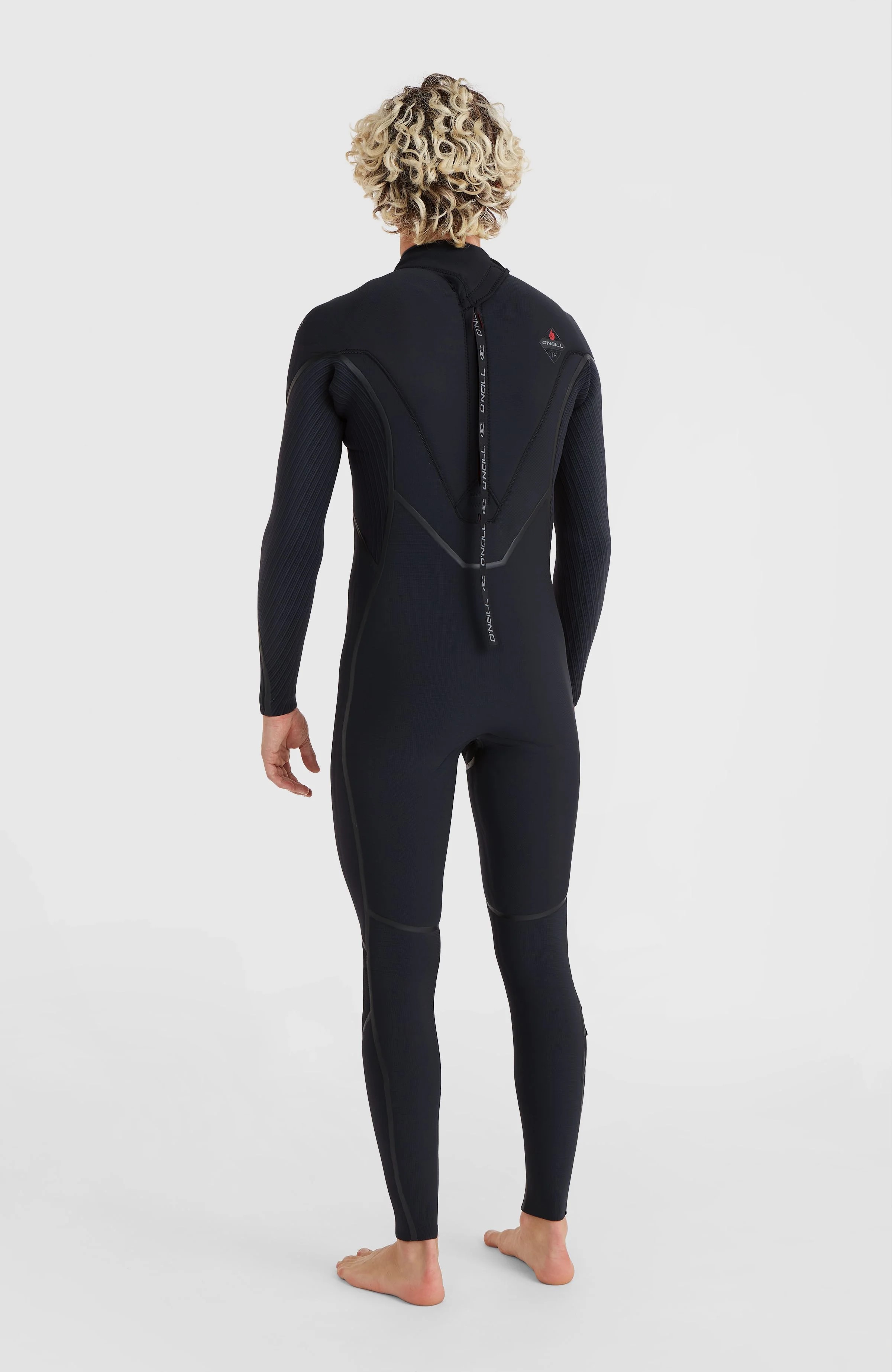 O'Neill Men Hyperfreak Fire 3/2  Back Zip Black