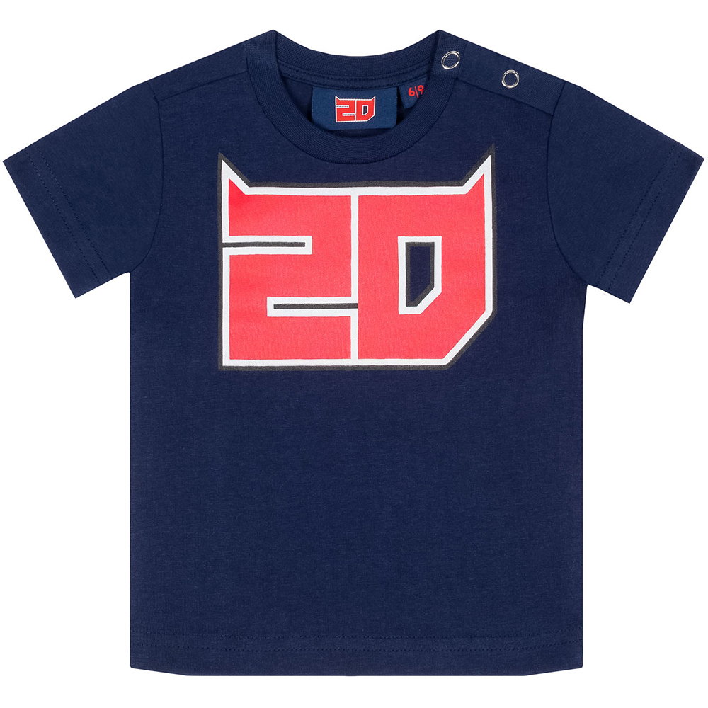 Fabio Quartararo - T-shirt bébé 20 Bleu / Rouge