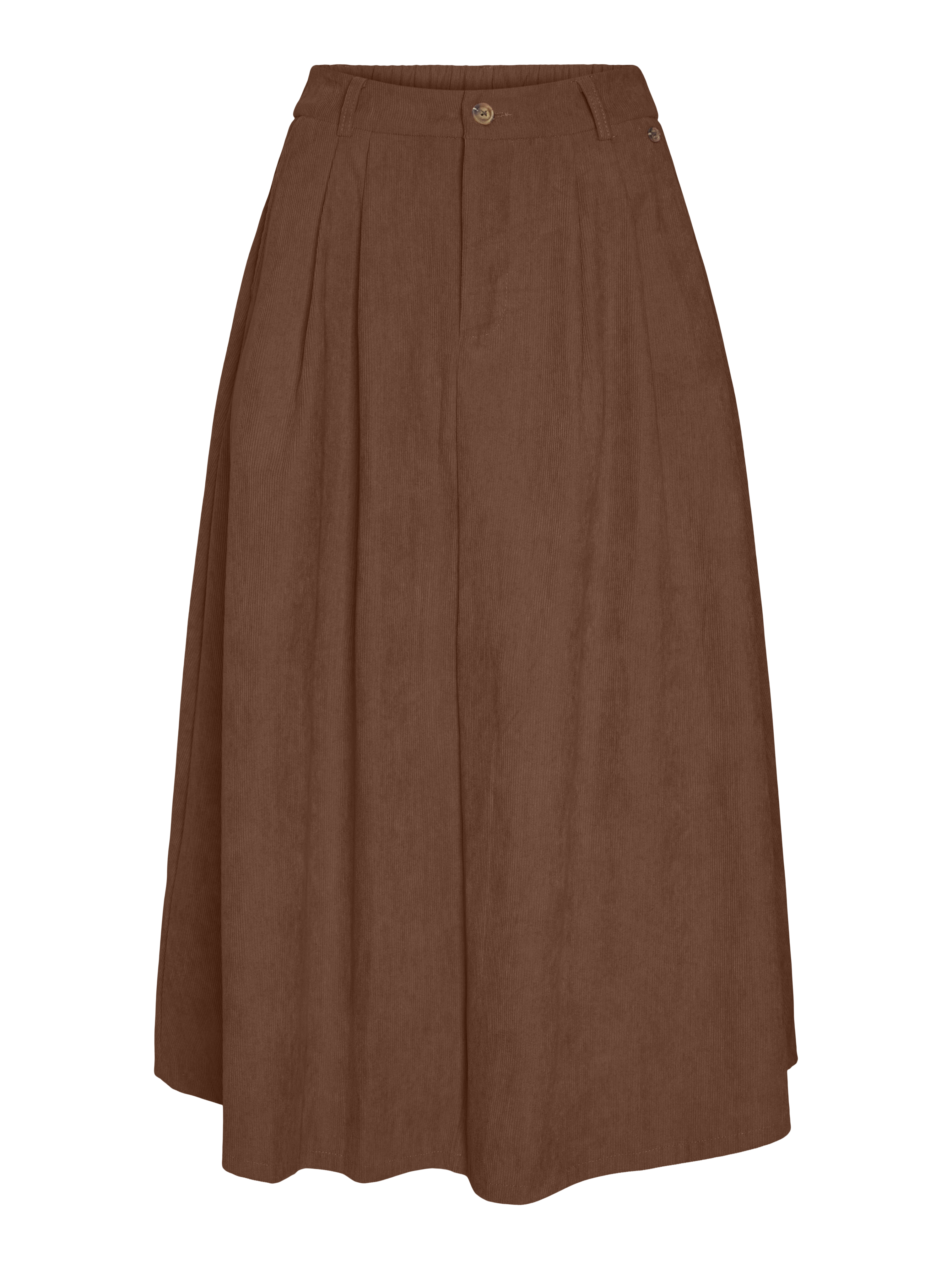 VMVIENNA High waist Corduroy Midi-rok