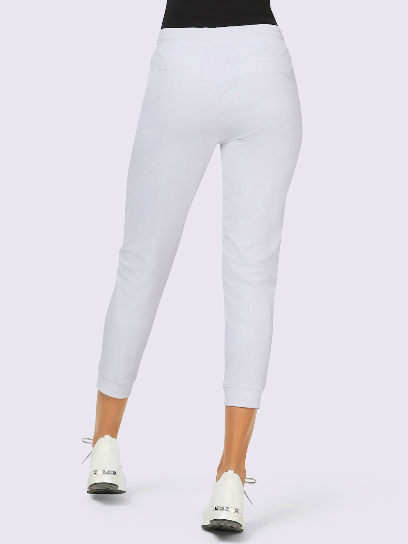 Pantalon couture flatlock aux finitions