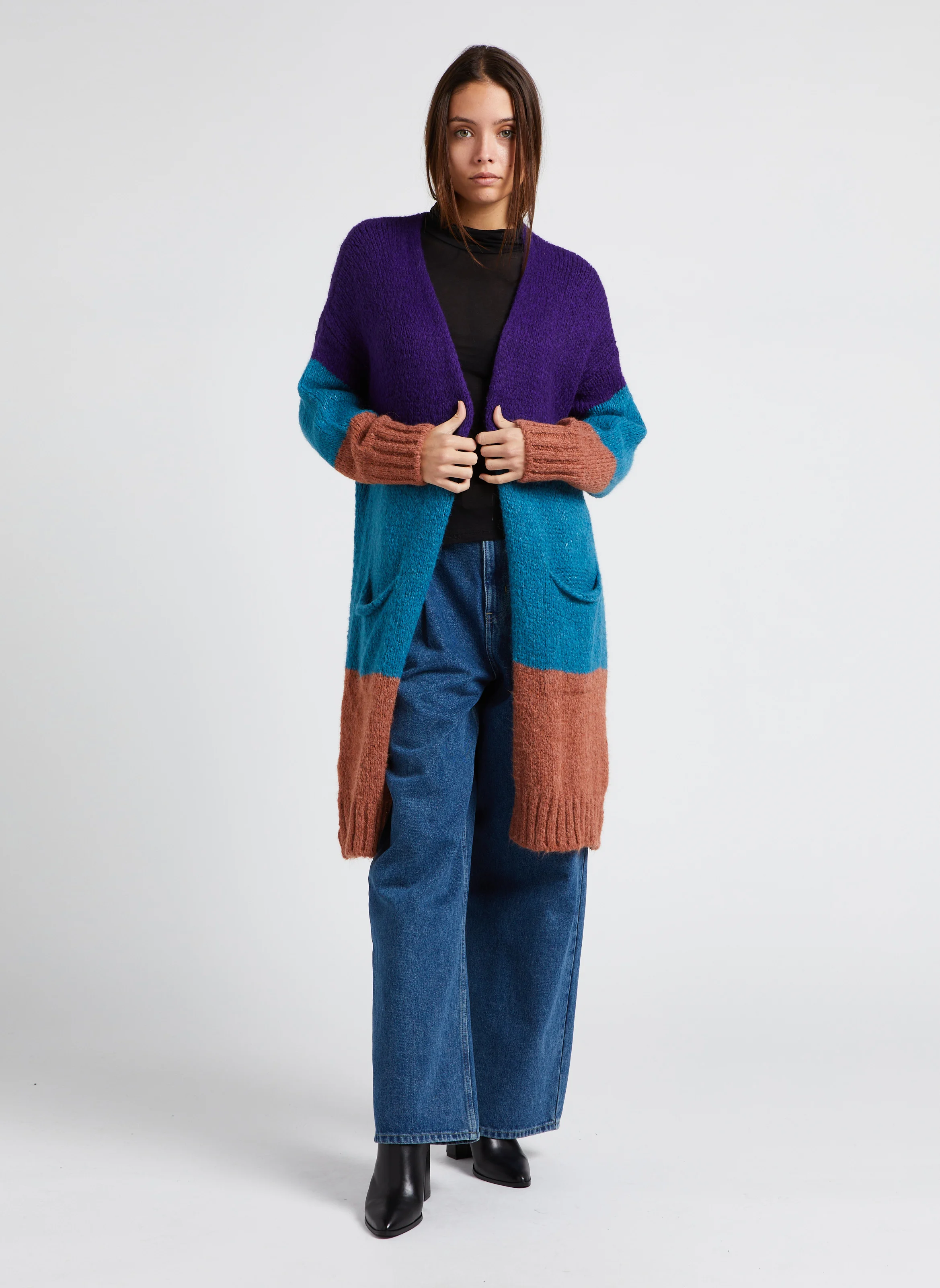 WILDEN - Jean large taille haute en coton | Bleu