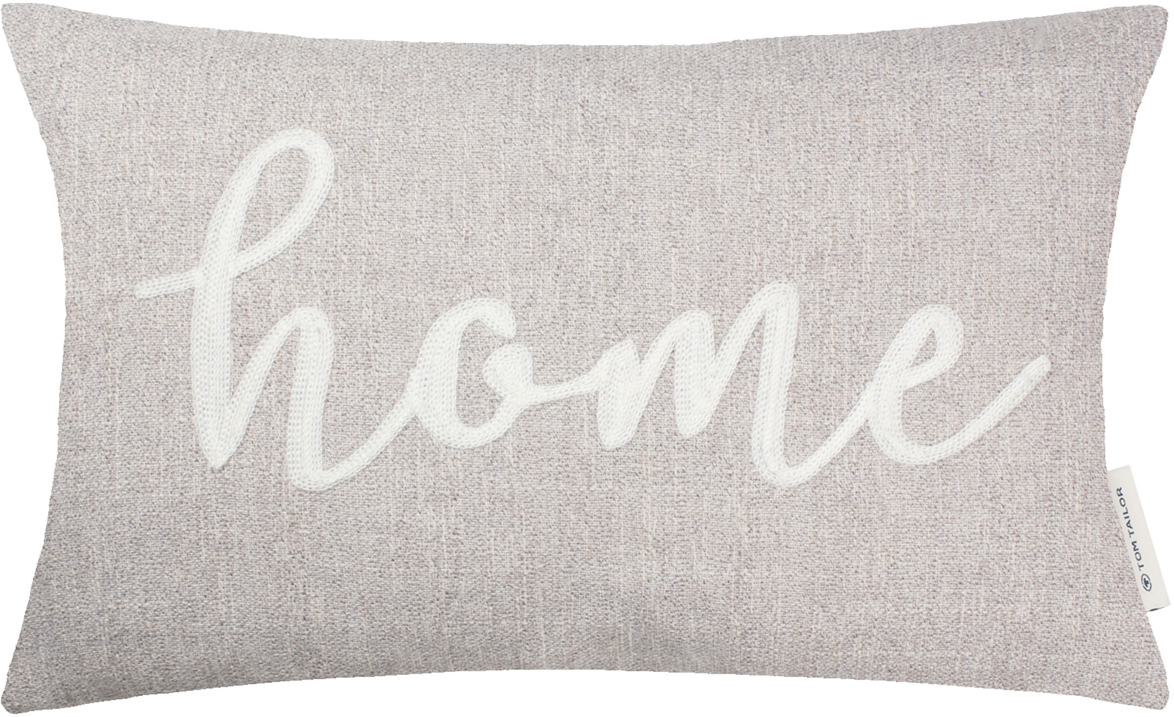 Kissenhülle »Home« mit Schriftzug