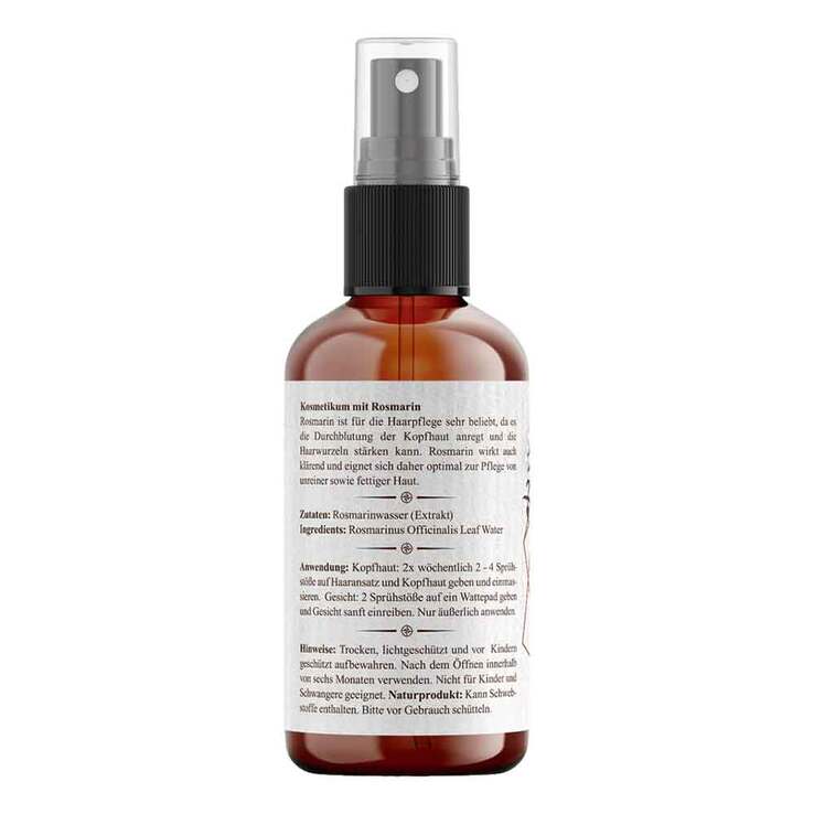 Rosmarinextrakt für Haare & Kopfhaut Nordic Pure Spray, 100 ml