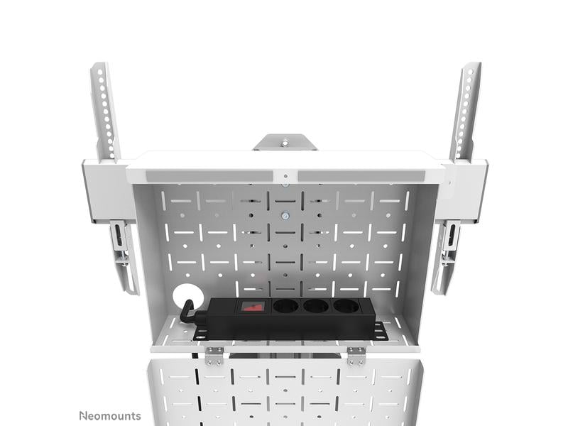NEOMOUNTS TV-Trolley FL50S-825WH1 Weiss Mobiler Bodenständer für 37-75