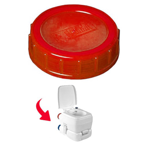 Bouchon réservoir WC Bi-Pot Rouge