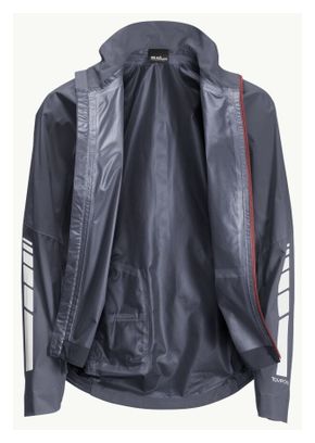Veste Imperméable Femme Jack Wolfskin Morobbia 2.5L Gris