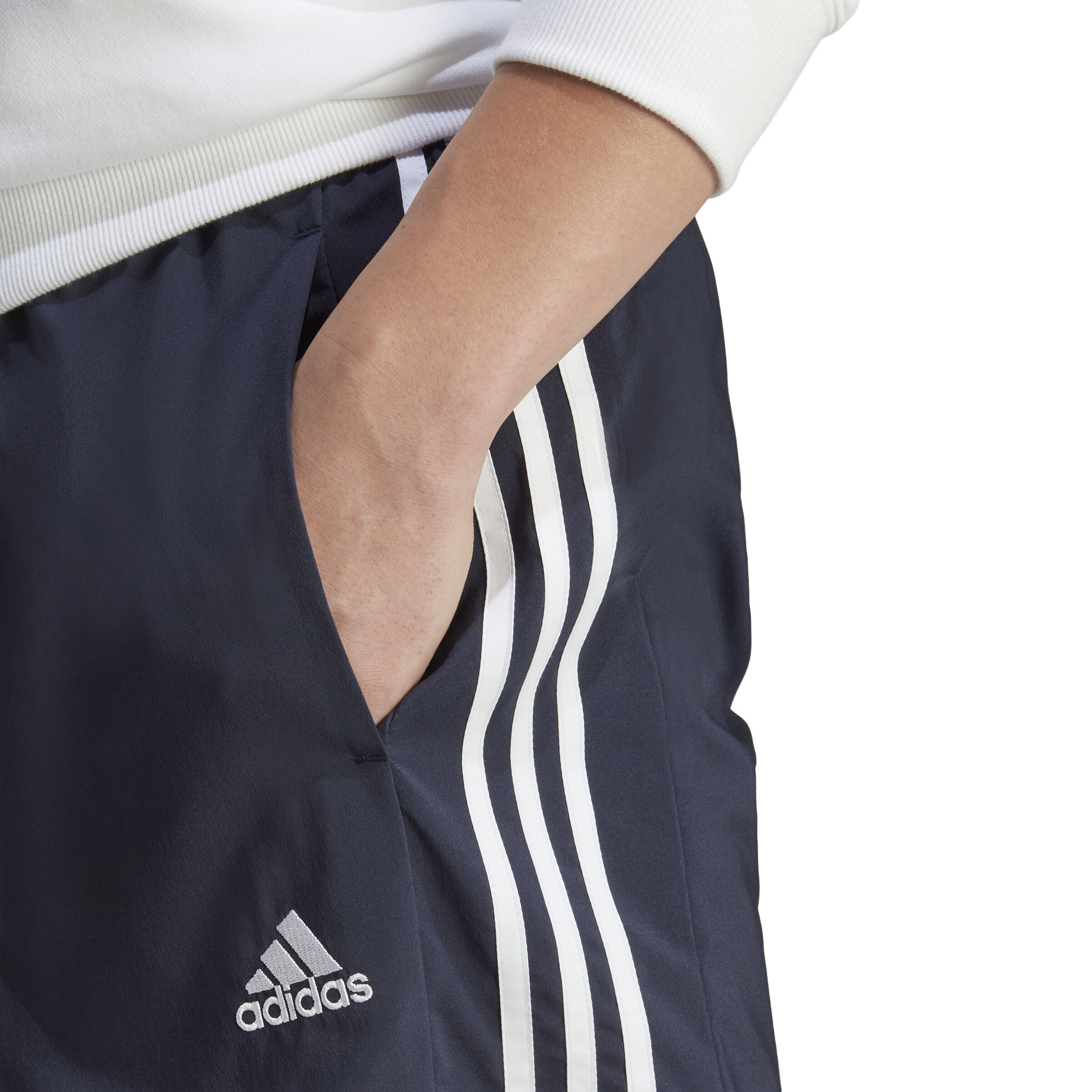 adidas Essentials AEROREADY Chelsea 3-Stripes Shorts Hommes - Bleu Foncé , Blanc