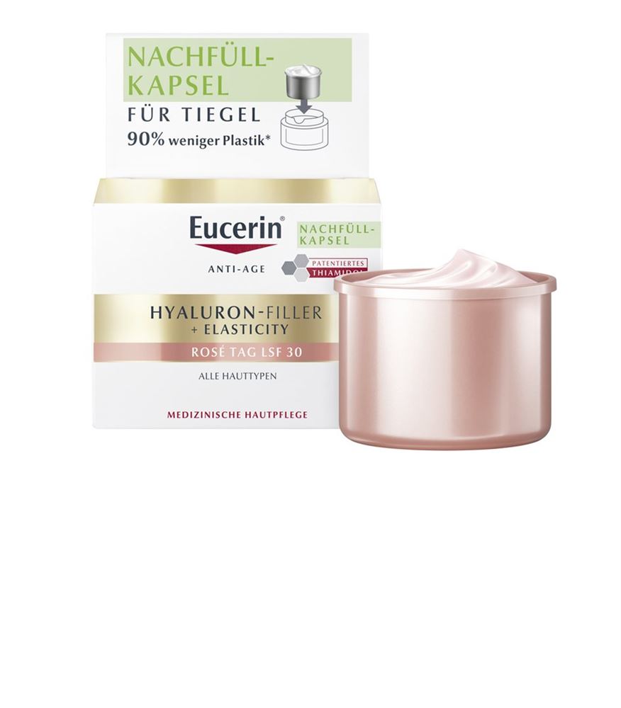 EUCERIN Hyaluron-Filler + Elasticity Tagespflege<br>50 ml, Rose LSF30 Refill